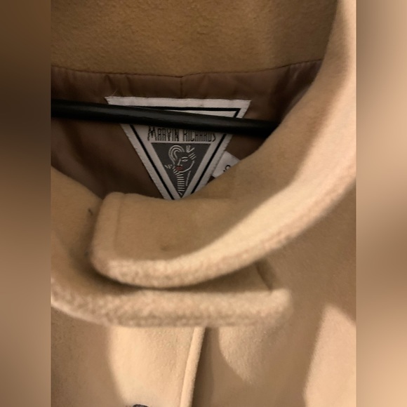 Cashmere wool luxurious coat fur/hair Marvin Richard beige/camel color - Picture 4 of 10